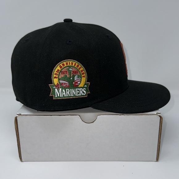 Hat Club Seattle Mariners “Cool Fashion” Sonics Crossover Fitted Hat Size 7 3/8 - Picture 3 of 6